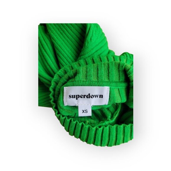 Revolve Superdown Milenka Ribbed Crop Sweater XS - Picture 11 of 15